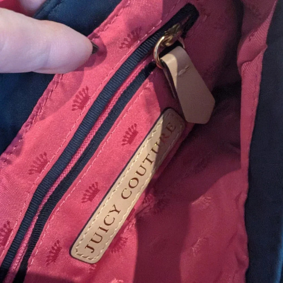 Navy And Beige Crossbody Juicy Couture Bag - Picture 9 of 9